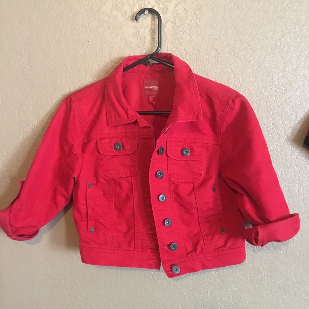 Red blazer
